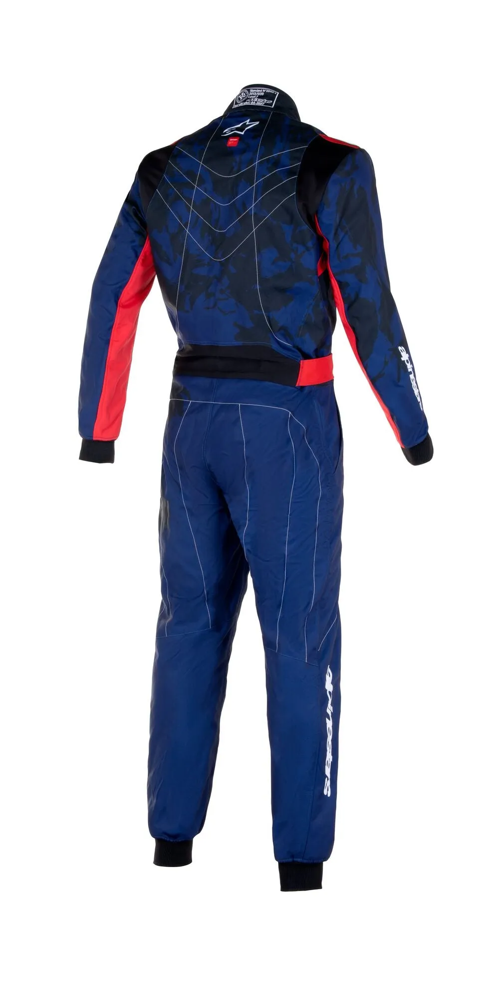 ALPINESTARS 3356623_7138_120 KMX-9 V2 S GRAPHIC 5 Karting suit, CIK, youth, navy/red, Size 120