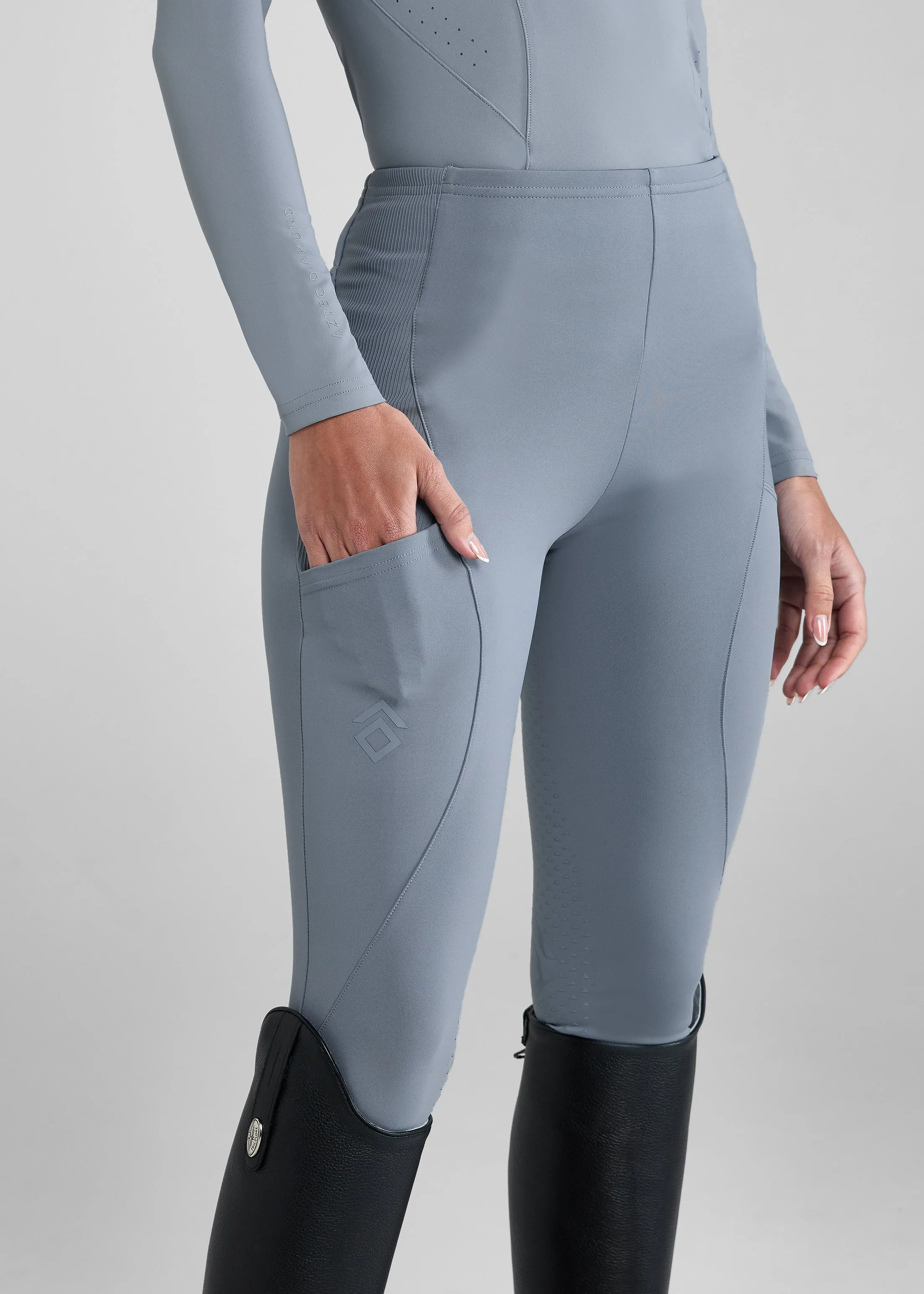 Ash Blue Core Leggings Full Seat