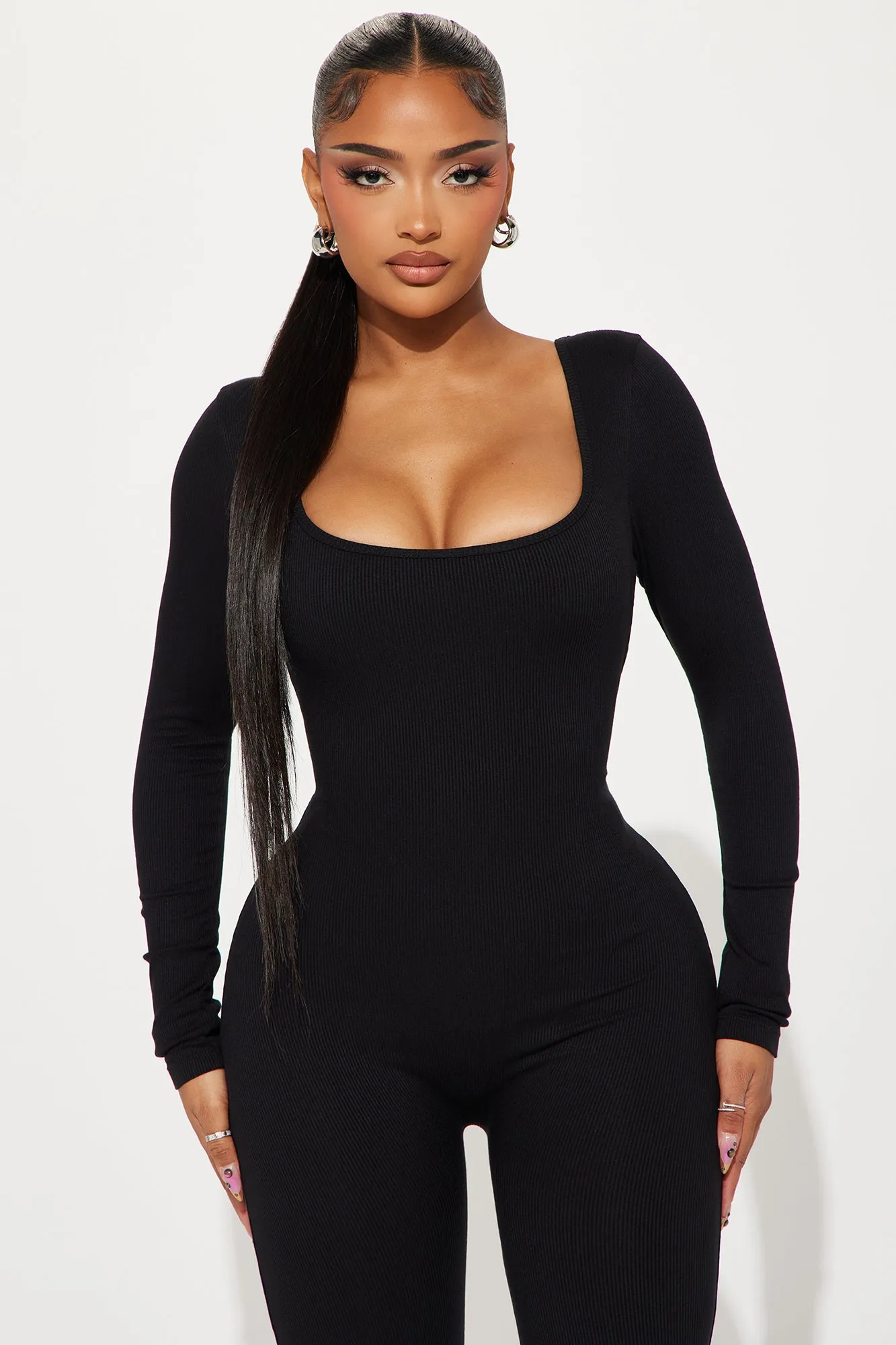 Ava Shapewear Jumpsuit - Black