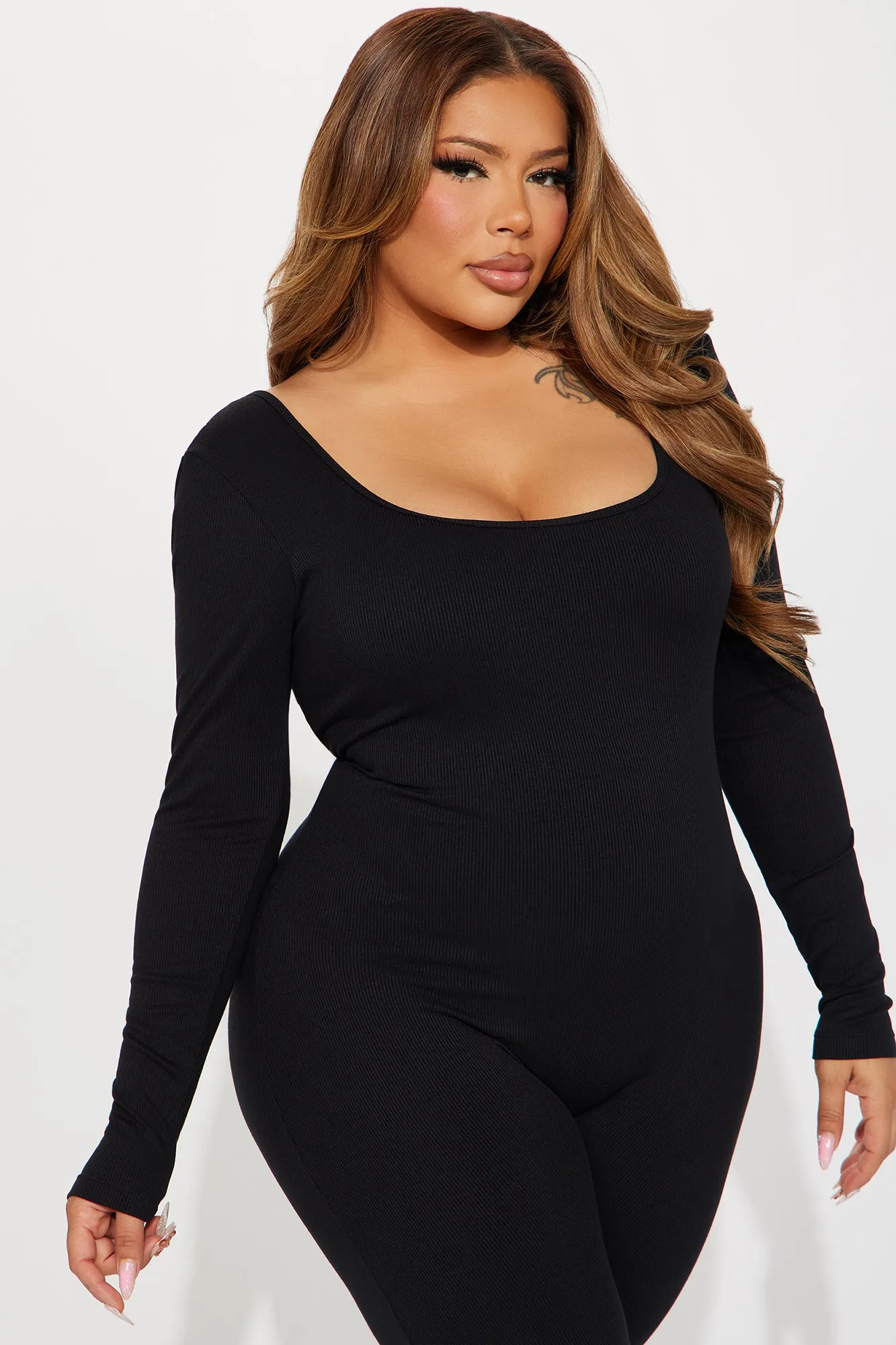 Ava Shapewear Jumpsuit - Black