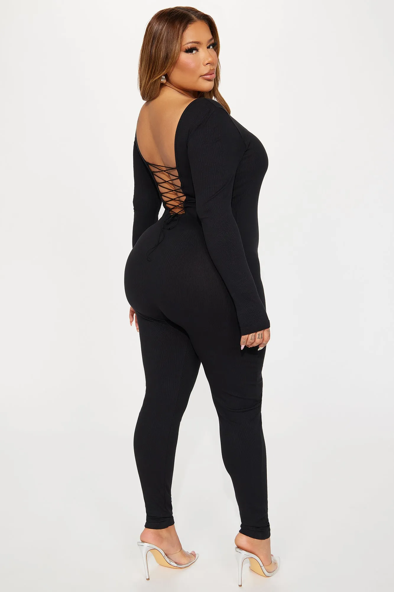 Ava Shapewear Jumpsuit - Black