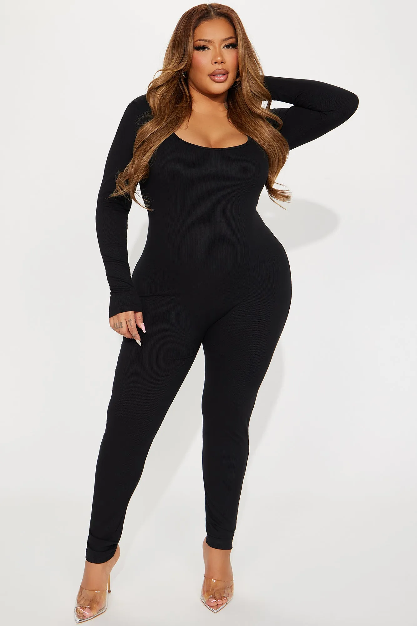 Ava Shapewear Jumpsuit - Black