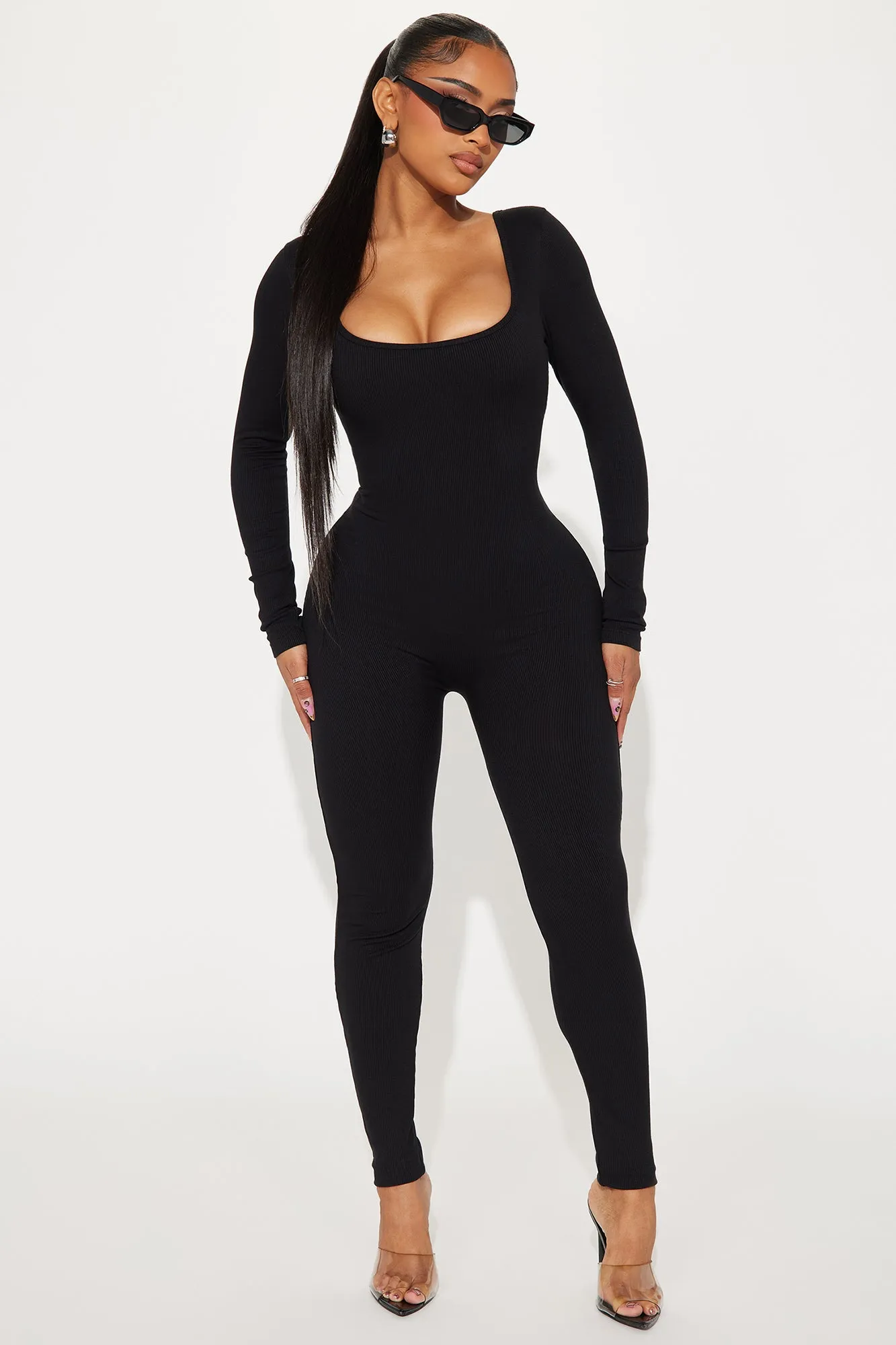 Ava Shapewear Jumpsuit - Black