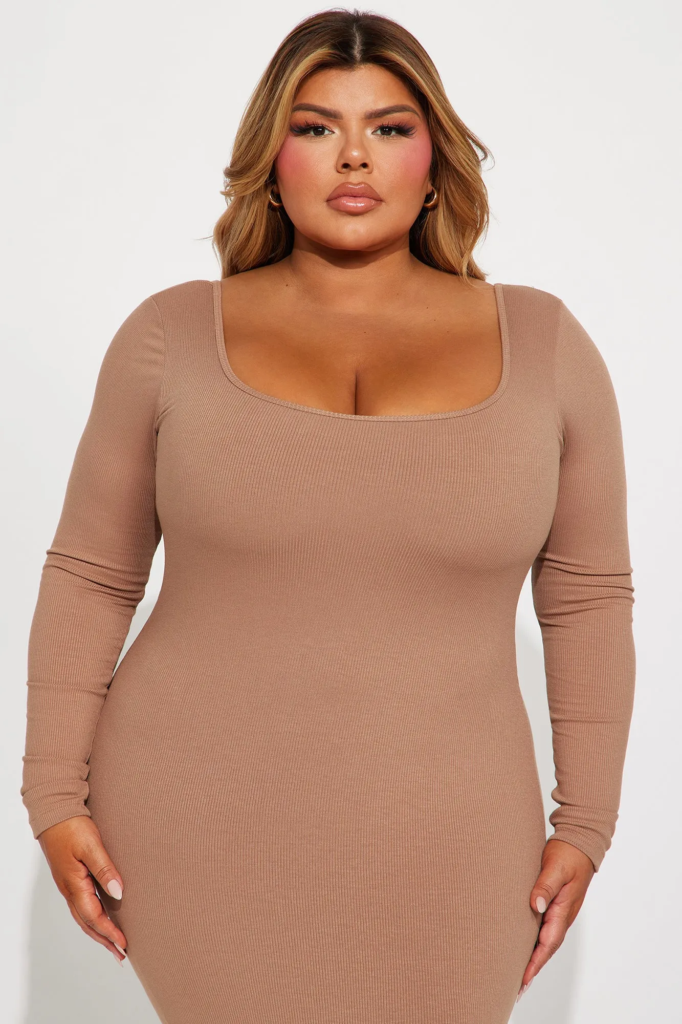 Ava Shapewear Maxi Dress - Taupe