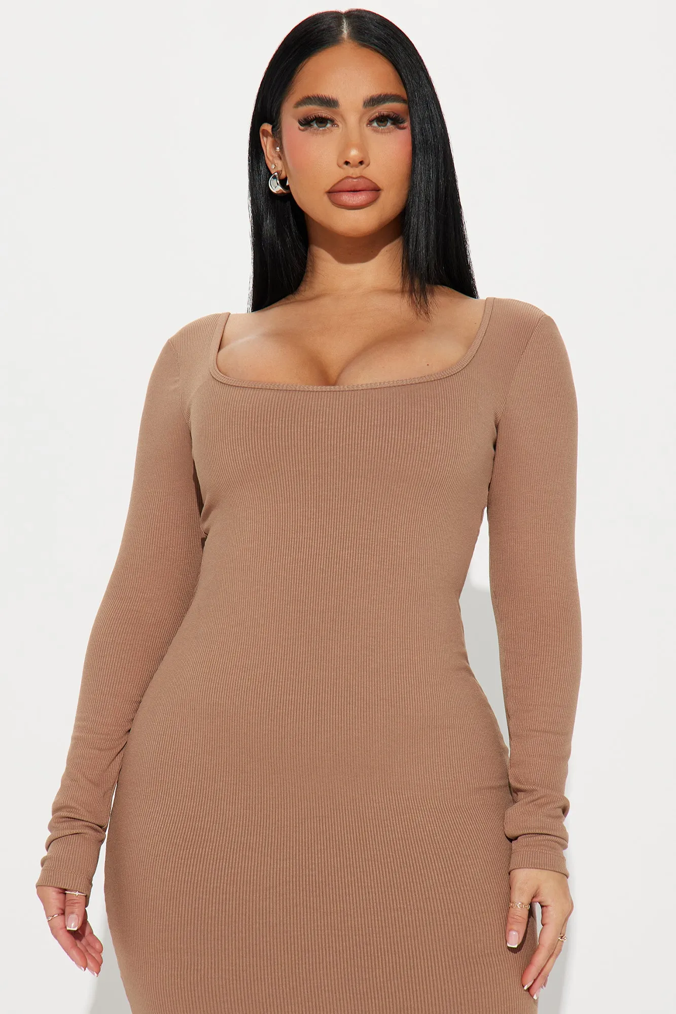 Ava Shapewear Maxi Dress - Taupe