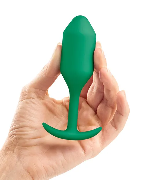 b-Vibe Weighted Snug Plug 2 - 114g - Green