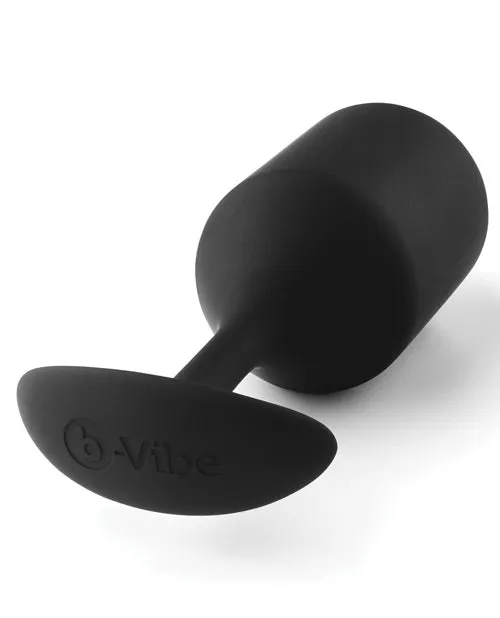 b-Vibe Weighted Snug Plug 4 - 257g - Black