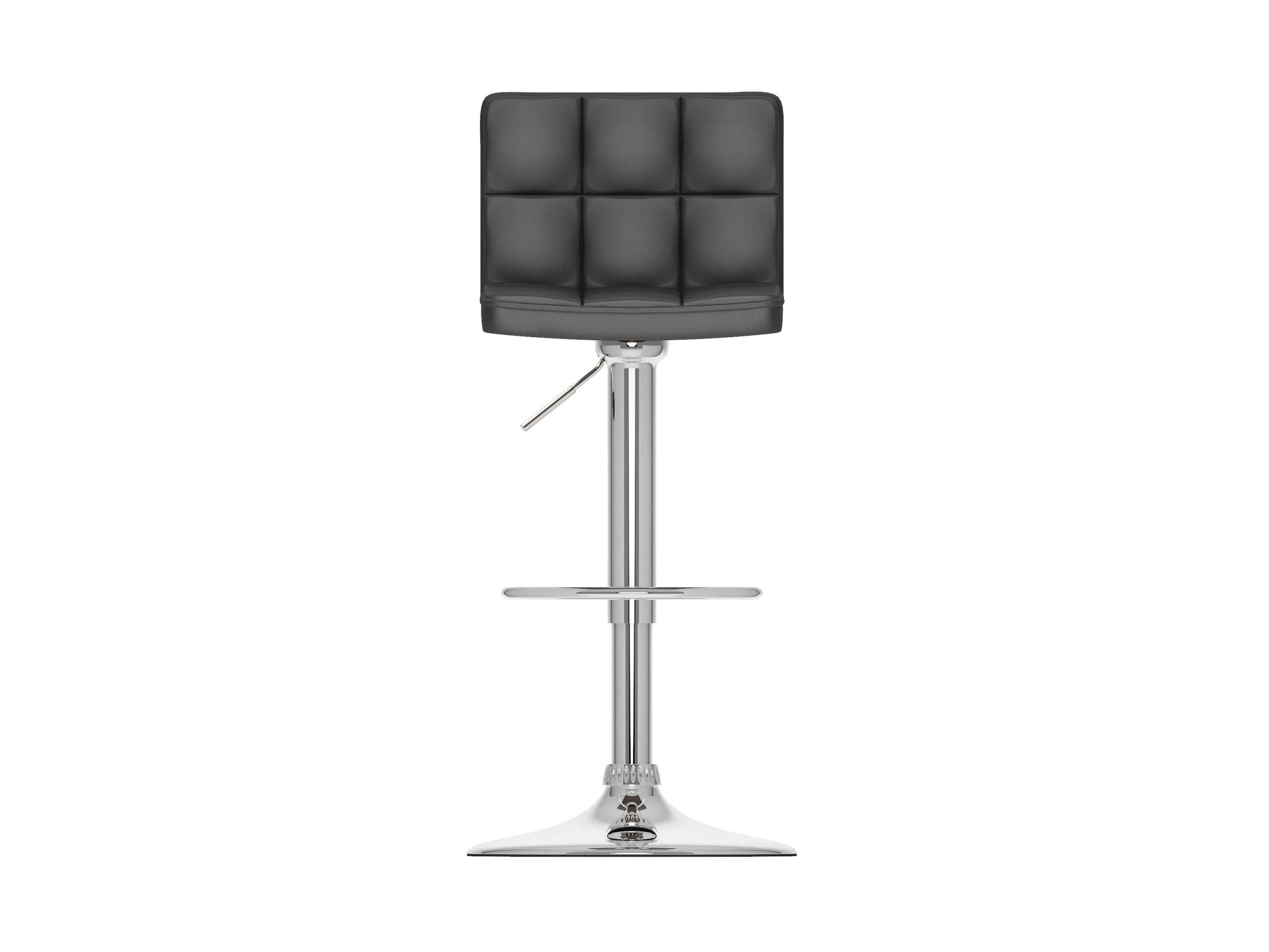 Black Swivel Bar Stools, Set of 2