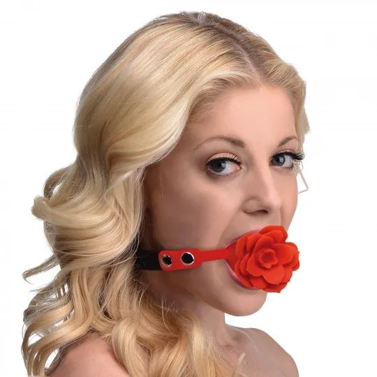 Blossom Silicone Breathable Rose Gag