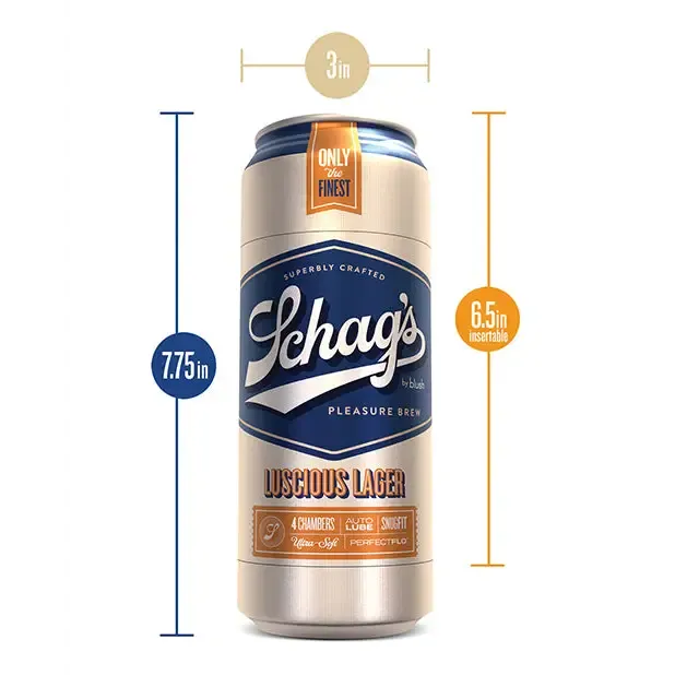 Blush Schag’s Luscious Lager Self-Lubricating Stroker Frosted