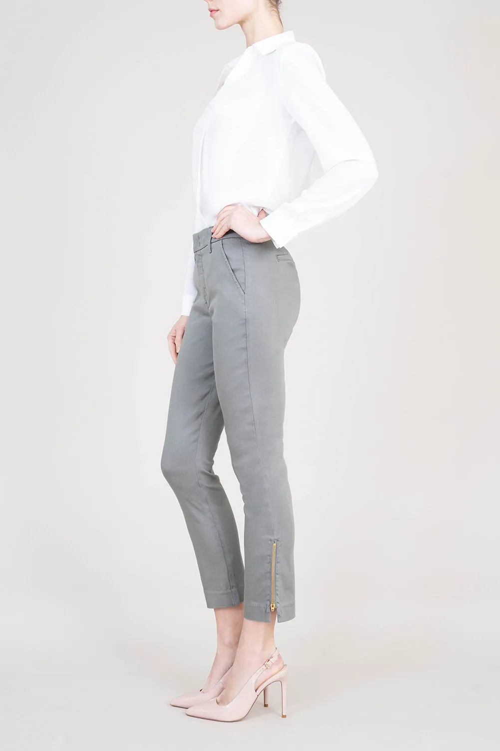 Brittany Zipper Hem Trouser