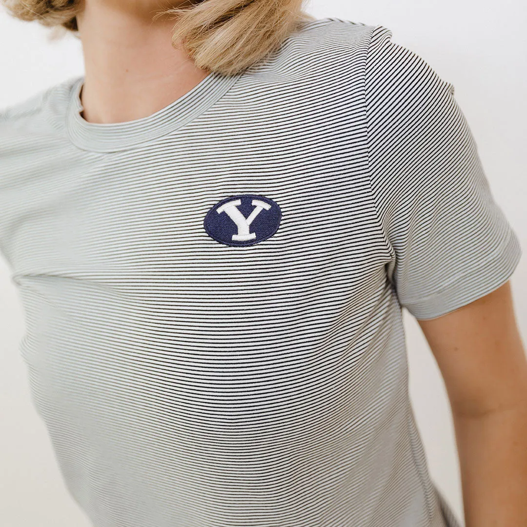 BYU Boyfriend Tee, Sweet Stripe