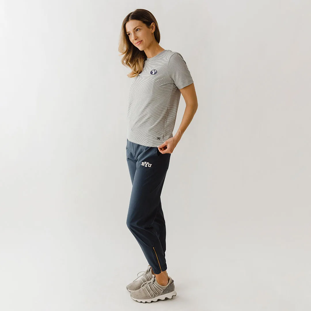 BYU Boyfriend Tee, Sweet Stripe