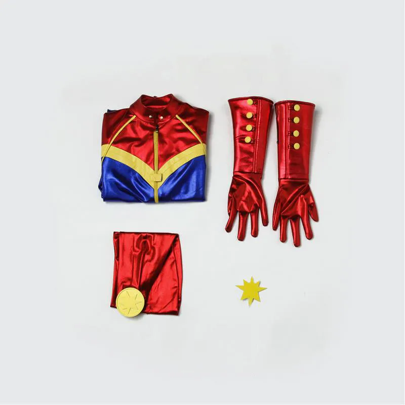 Captain Marvel (Carol Danvers) Full Body Suit Costume