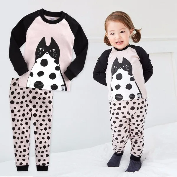 Chic Kitty Long Sleeve Pajama