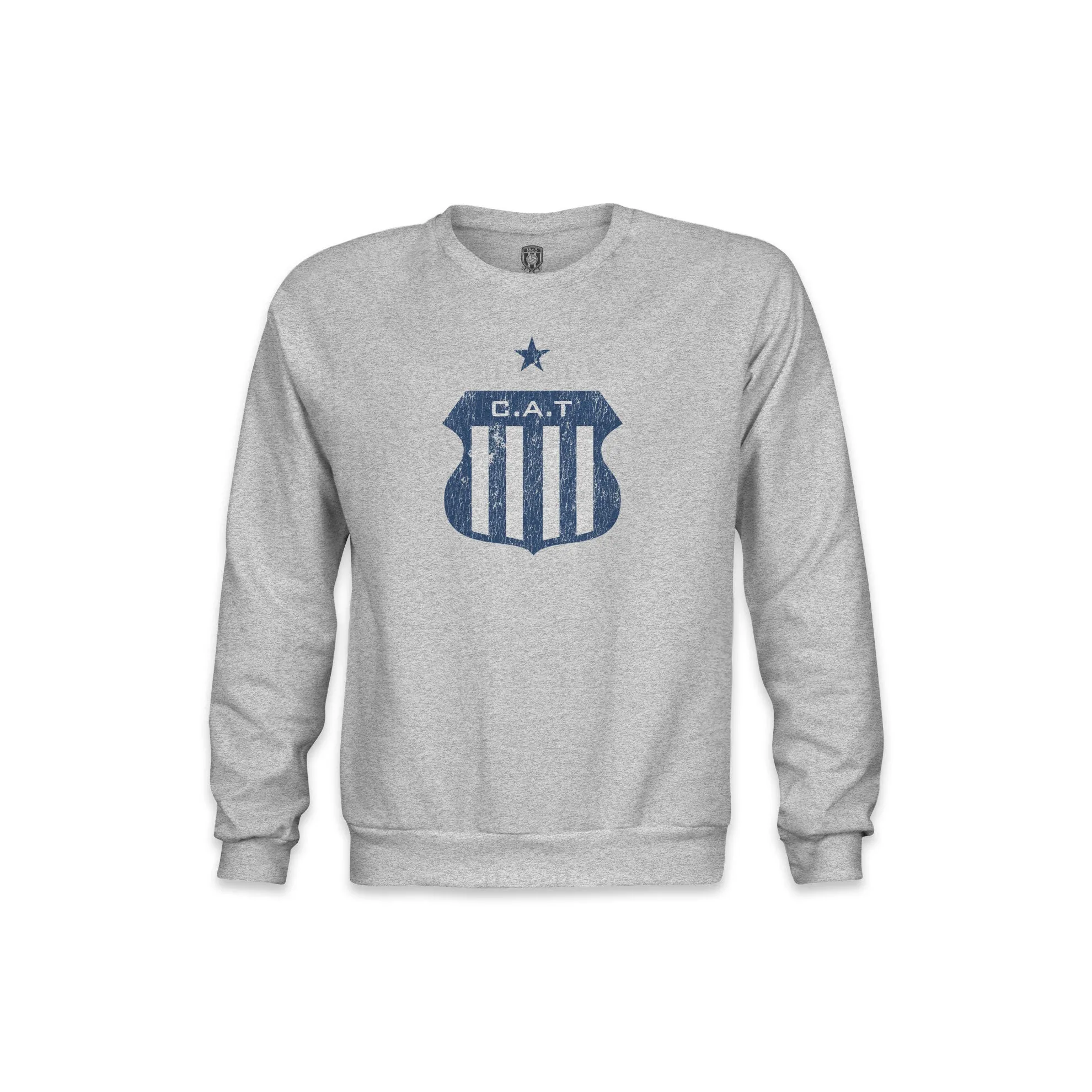 Club Atletico Talleres Color Badge Youth Crewneck Sweatshirt - Grey