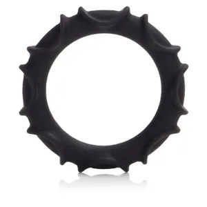 Colt Black Silicone Stretchy Cock Love Ring for Men