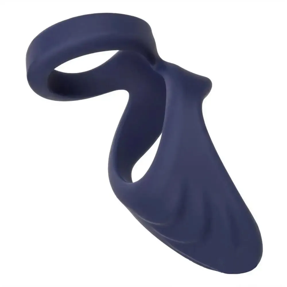 Colt Silicone Stretchy Black Ultra Soft Double Cock Ring for Him