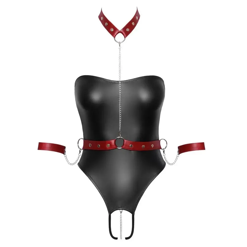 Cottelli Stretchy Black Bondage Body with Harness