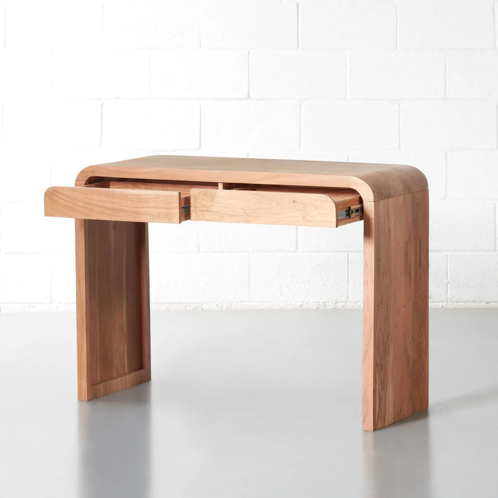 CURVE Acacia Desk