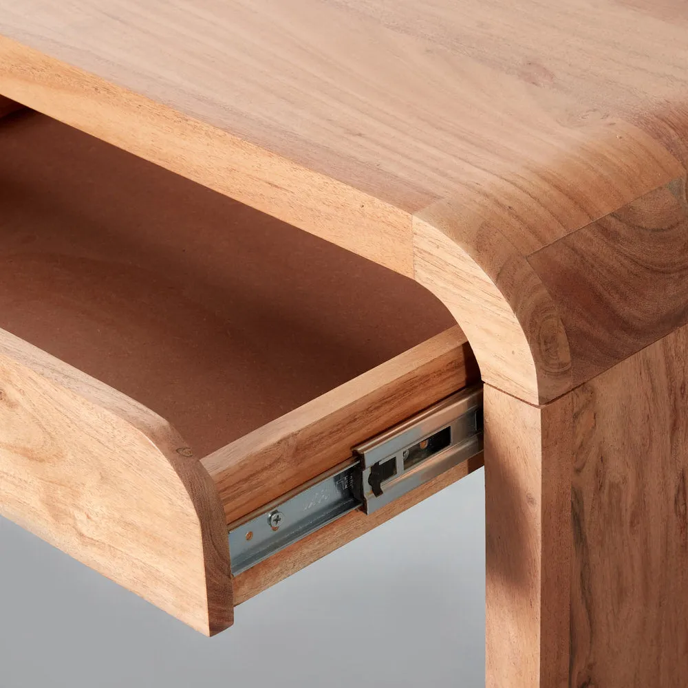 CURVE Acacia Desk