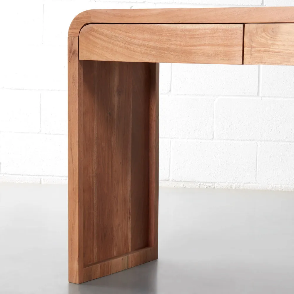 CURVE Acacia Desk