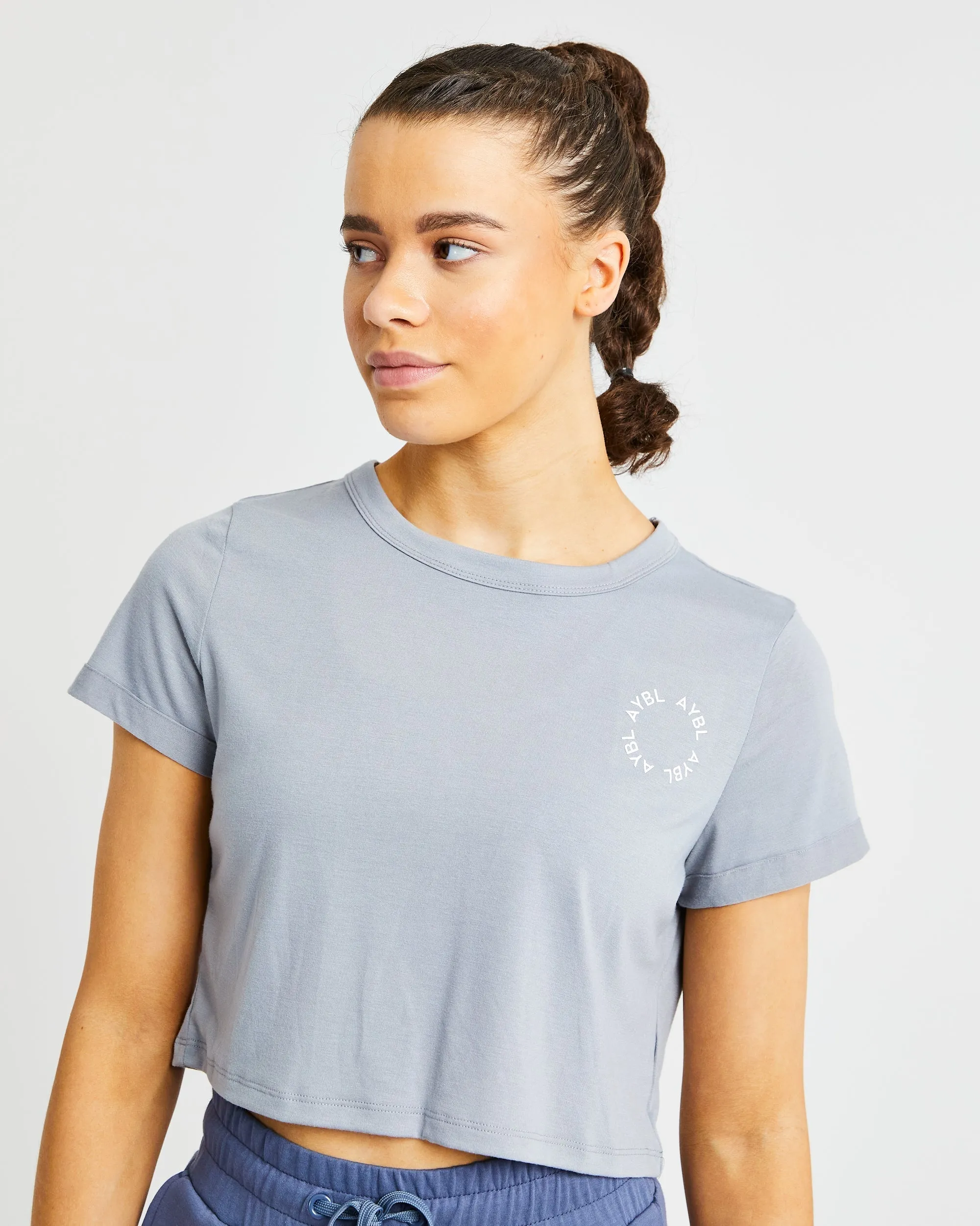 Element Crop Top - Ash Green