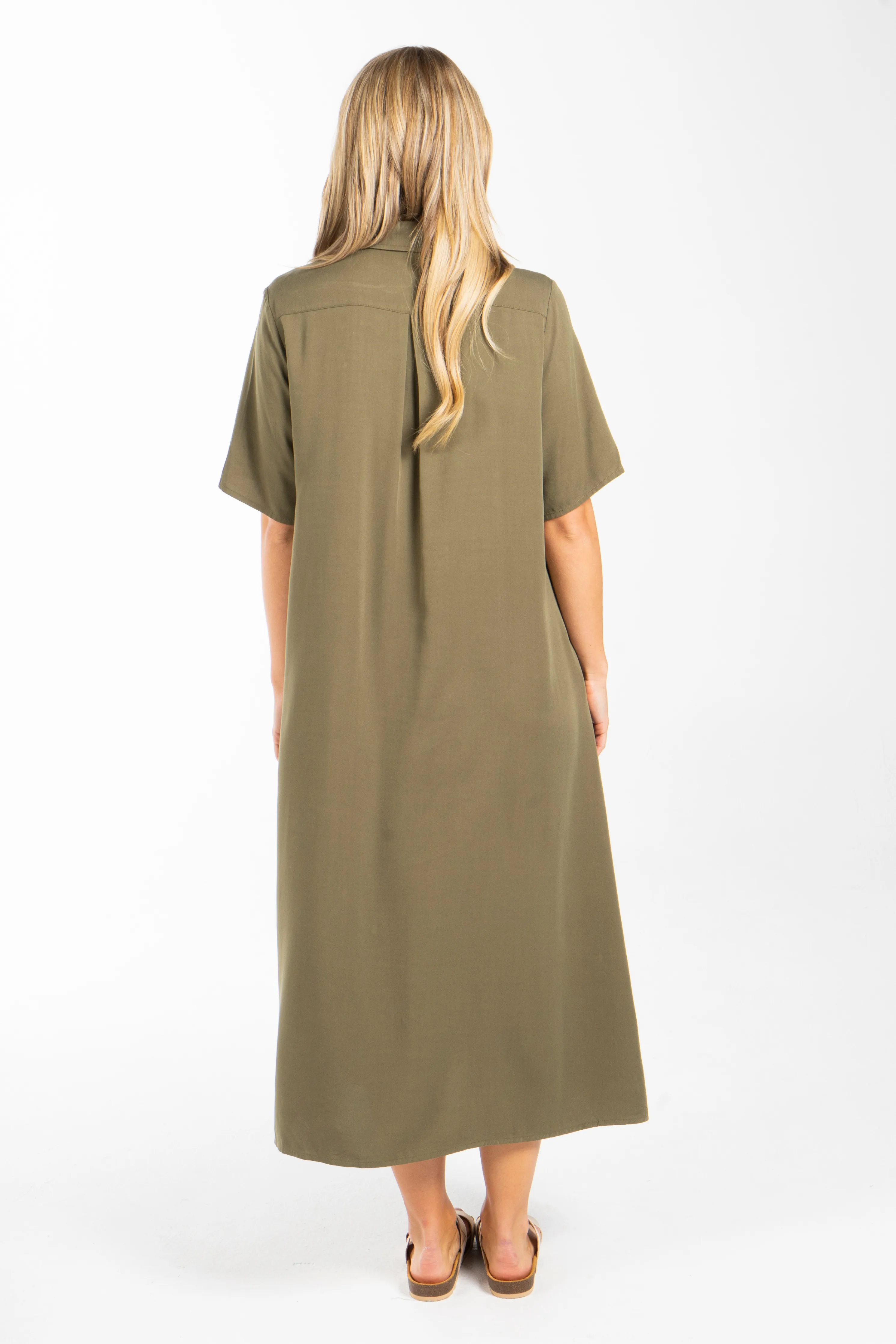 Everyday Maxi Dress | Khaki | FINAL SALE