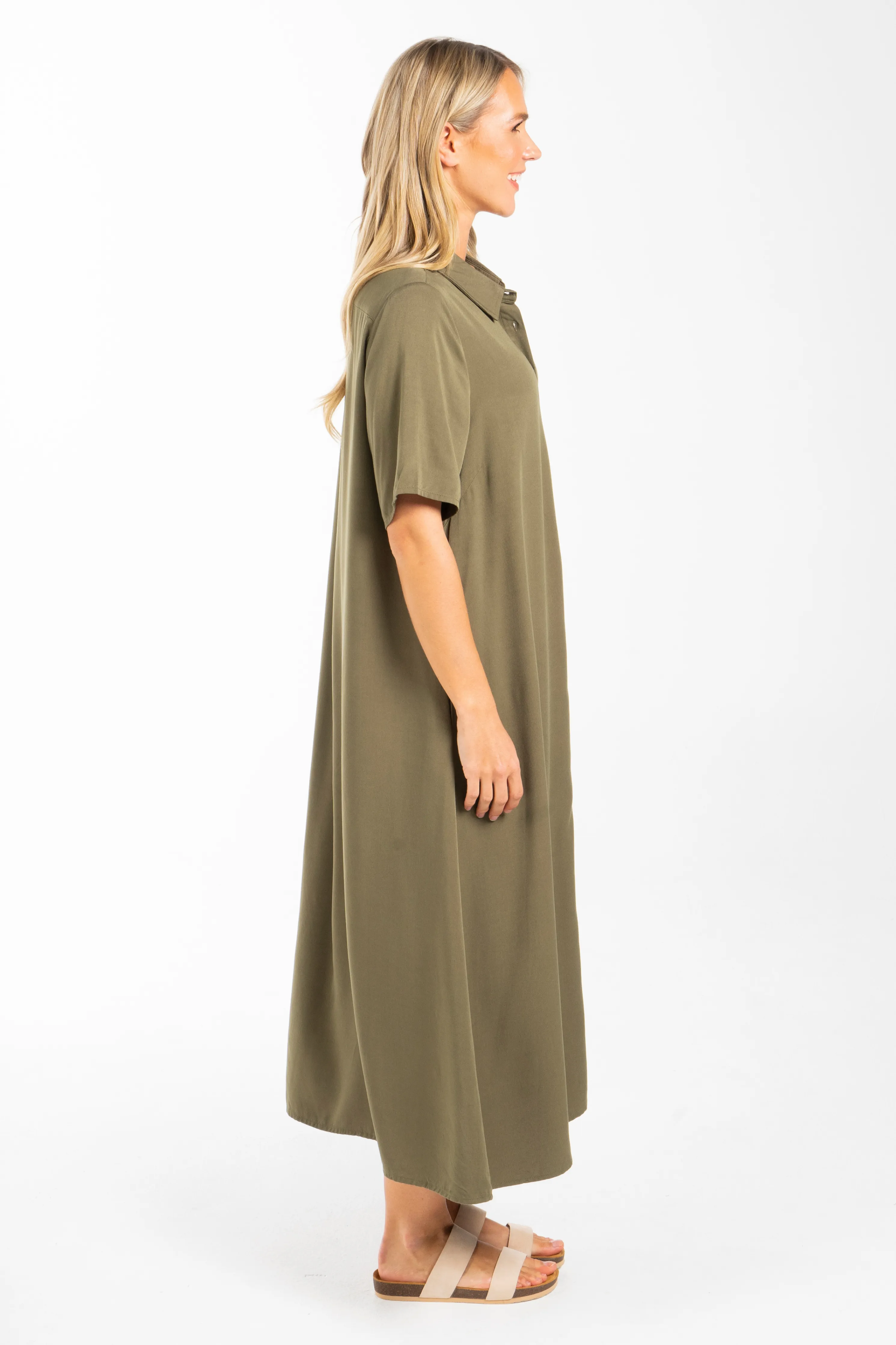 Everyday Maxi Dress | Khaki | FINAL SALE