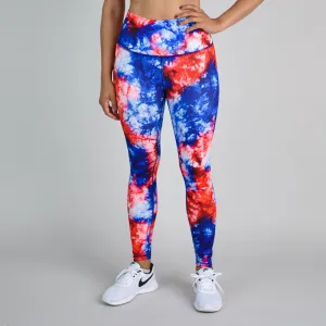 FLEO El Toro 25" USA Tie Dye Leggings