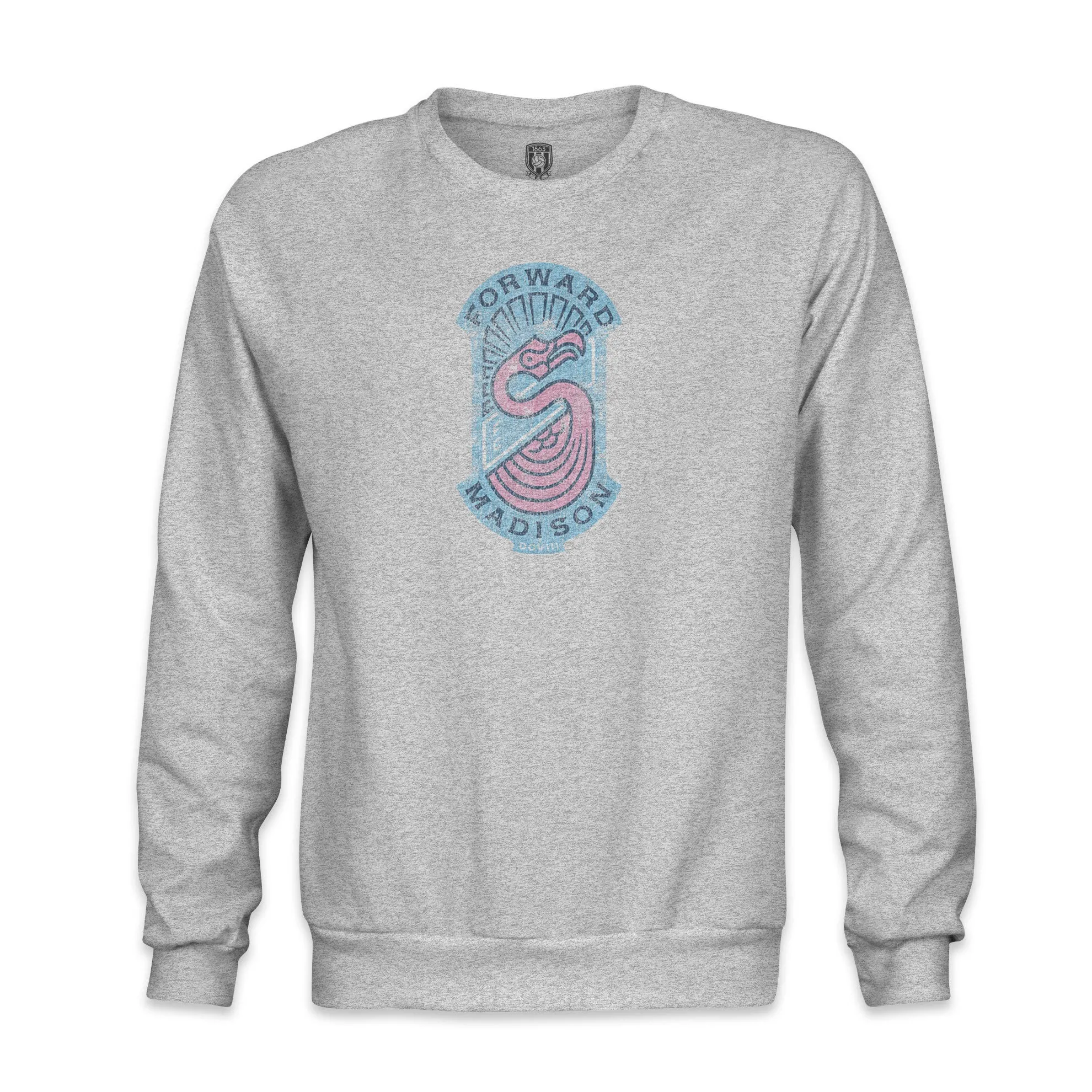 Forward Madison FC Color Badge Crewneck Sweatshirt - Grey