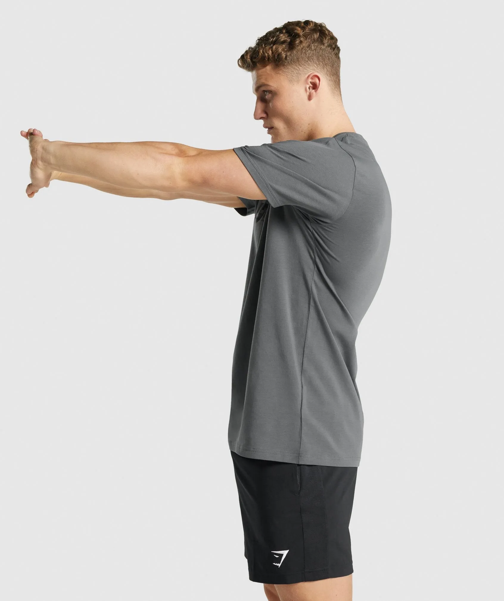 Gymshark Block Infill T-shirt - Charcoal