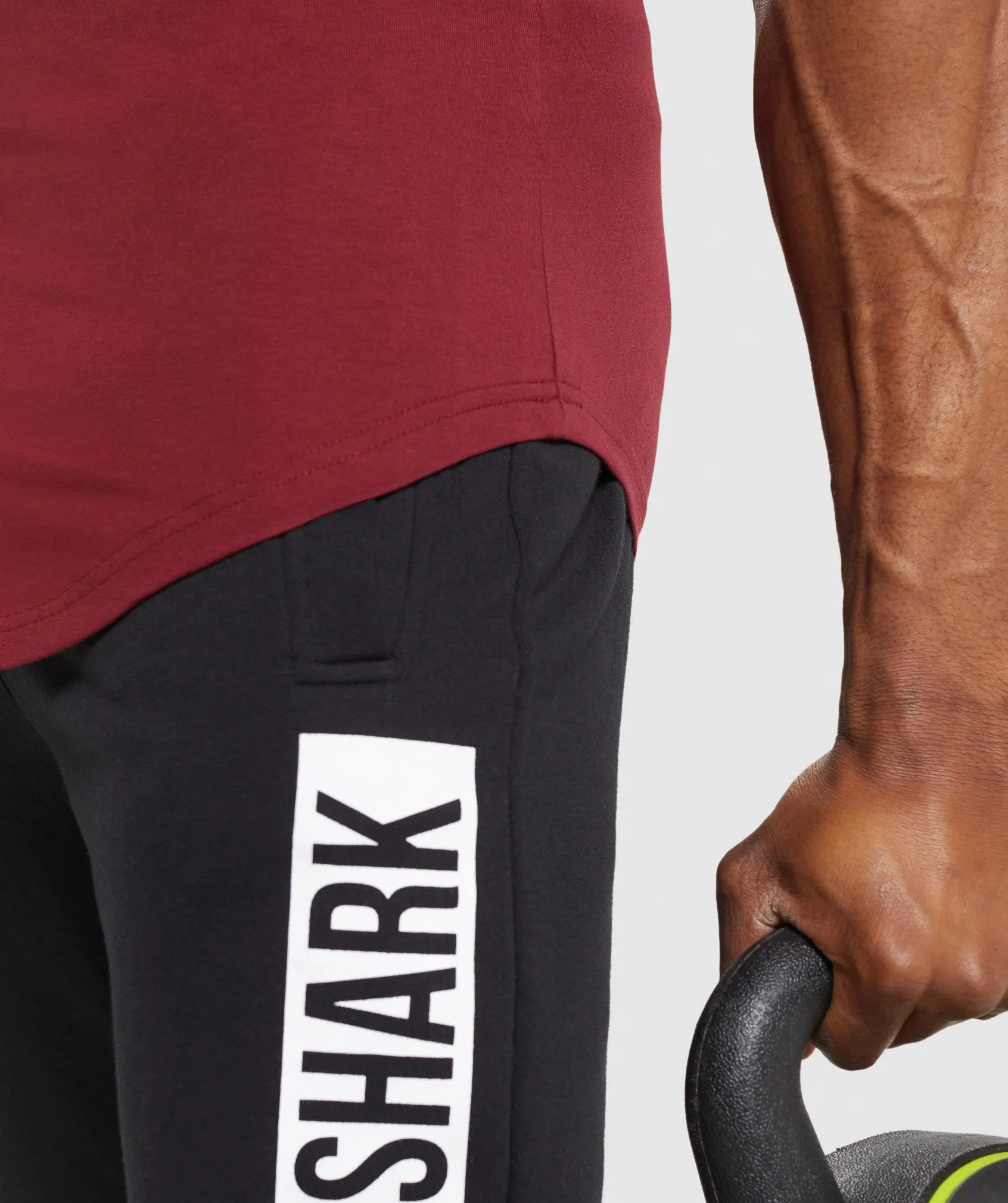 Gymshark Block T-Shirt - Claret