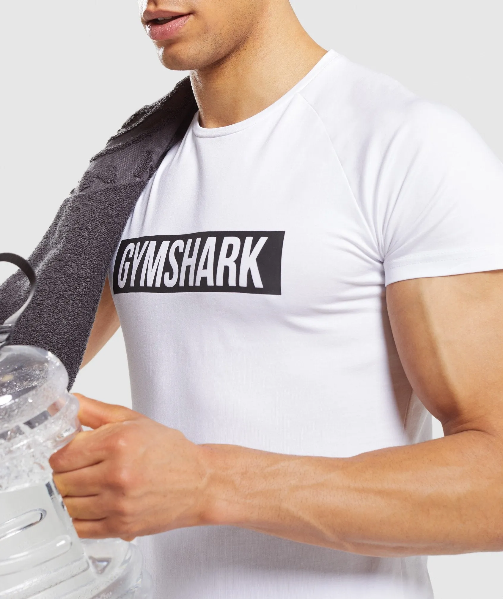 Gymshark Block T-Shirt - White