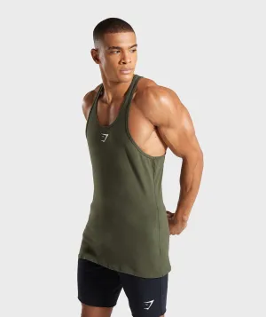 Gymshark Ion Stringer - Woodland Green