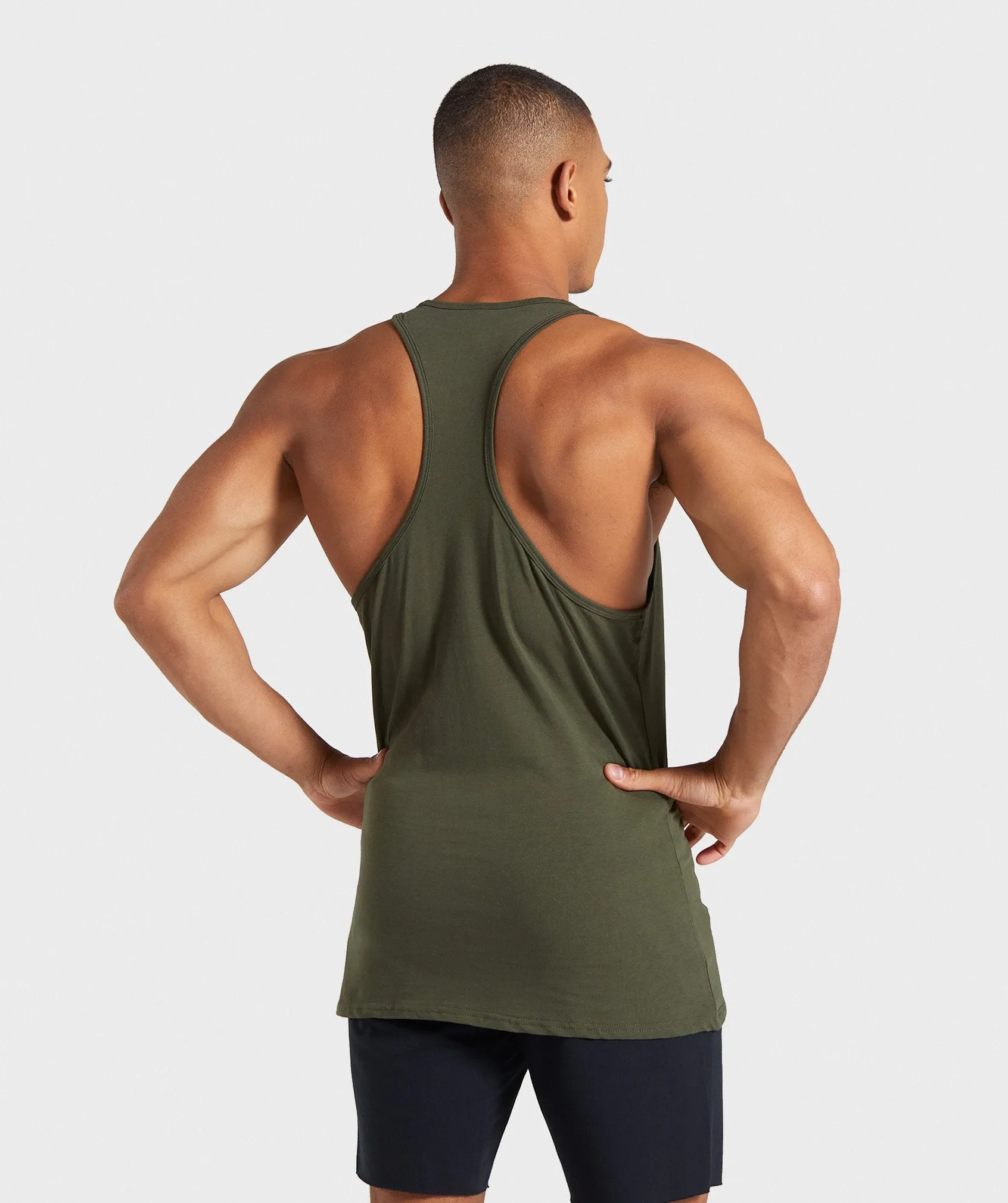 Gymshark Ion Stringer - Woodland Green