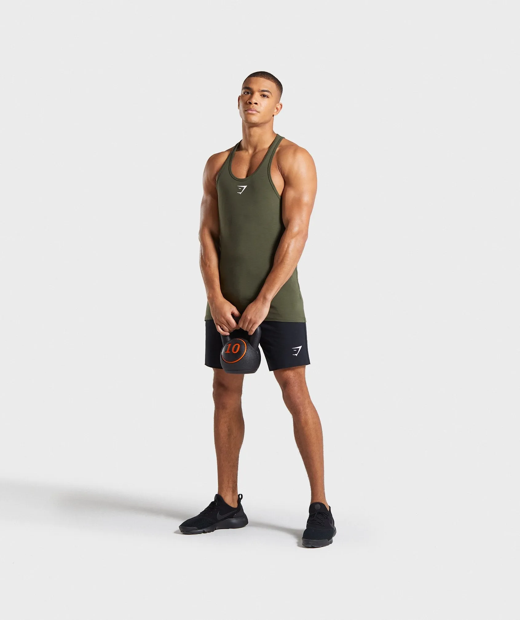 Gymshark Ion Stringer - Woodland Green