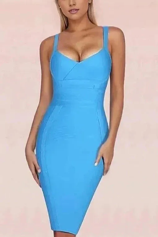 Kit Bandage Dress - Sky Blue