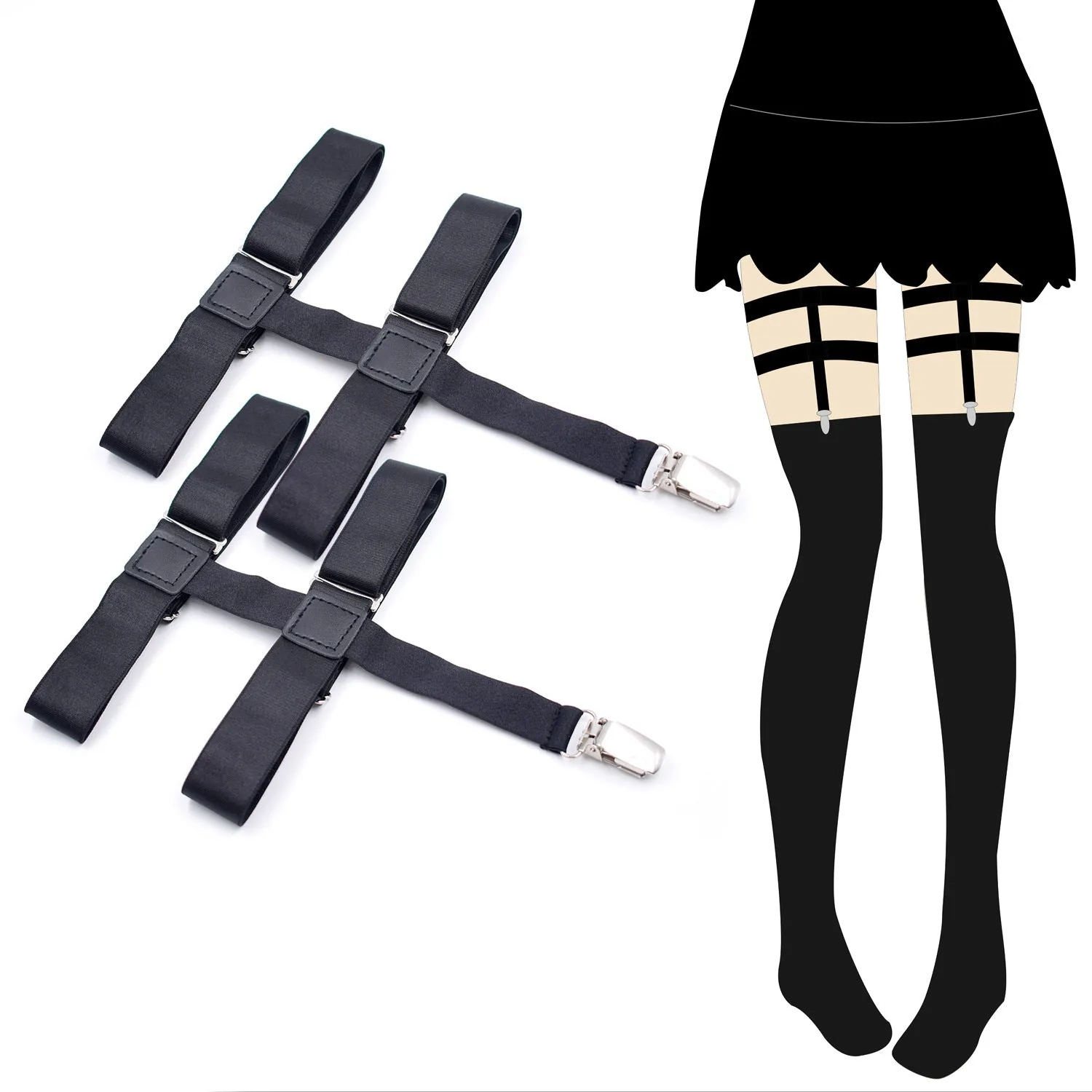 Ladies Stockings Non-slip Garter Belt