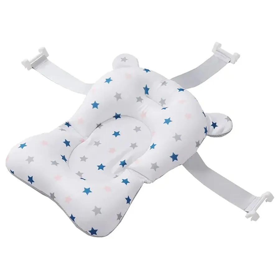 Little Angel - Non-Slip Baby Bathtub Mat - Star (Blue)