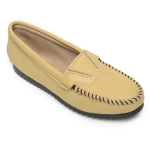 Minnetonka Deerskin Gore Front - Womens Moccasin