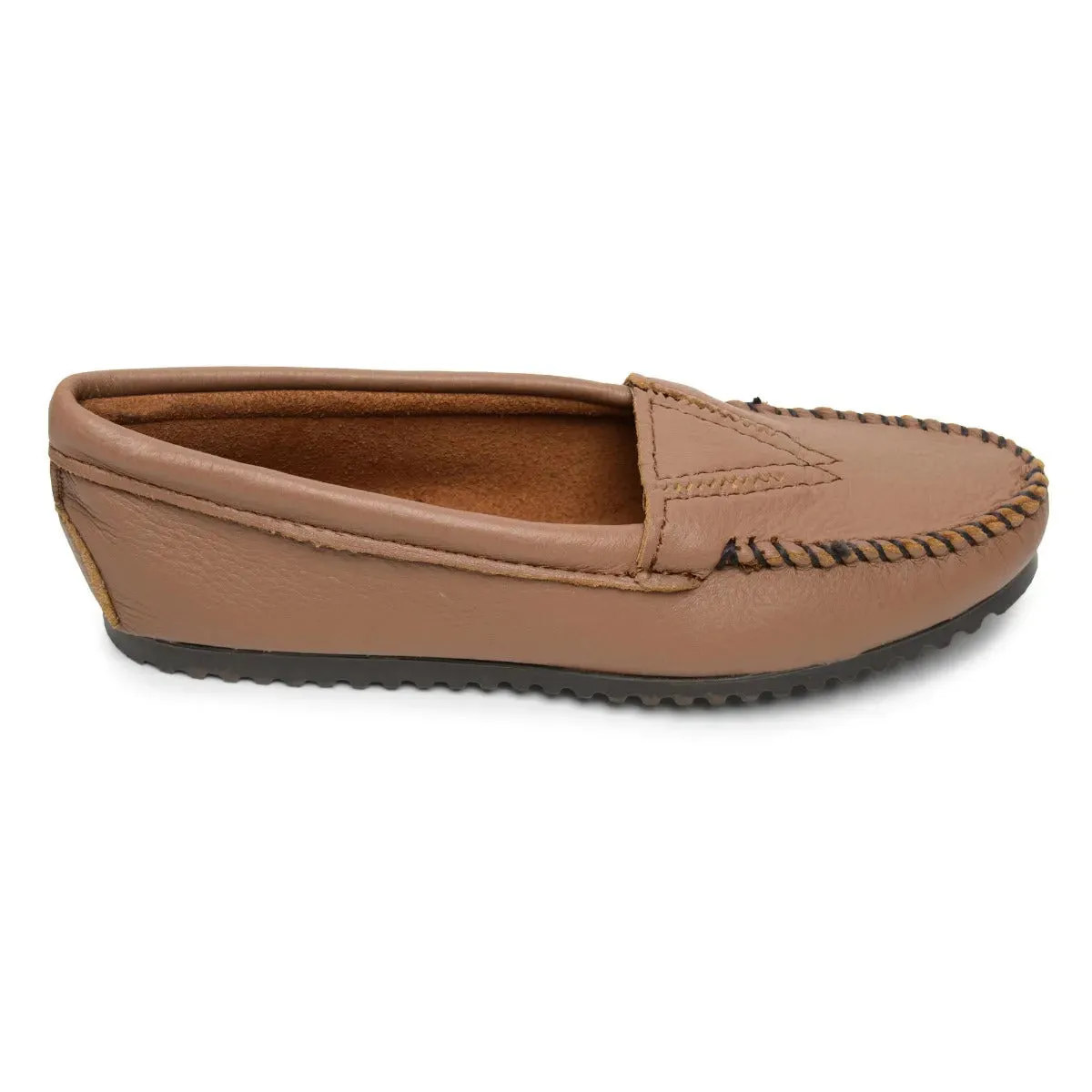 Minnetonka Deerskin Gore Front - Womens Moccasin