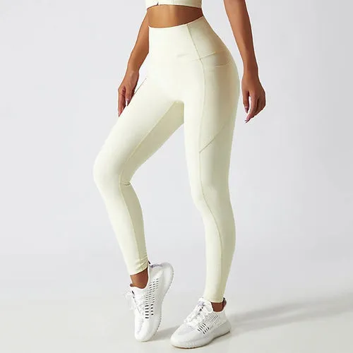 Misha Ribbed Leggings 2.0 - Cream