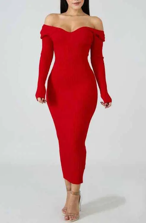 Multi-color multi-yard high elastic thread long-sleeved bodycon dress