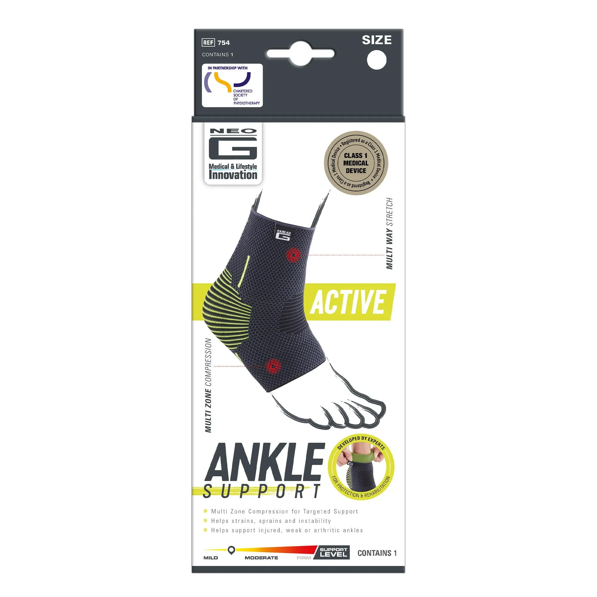 Neo G Active Ankle Support, Large