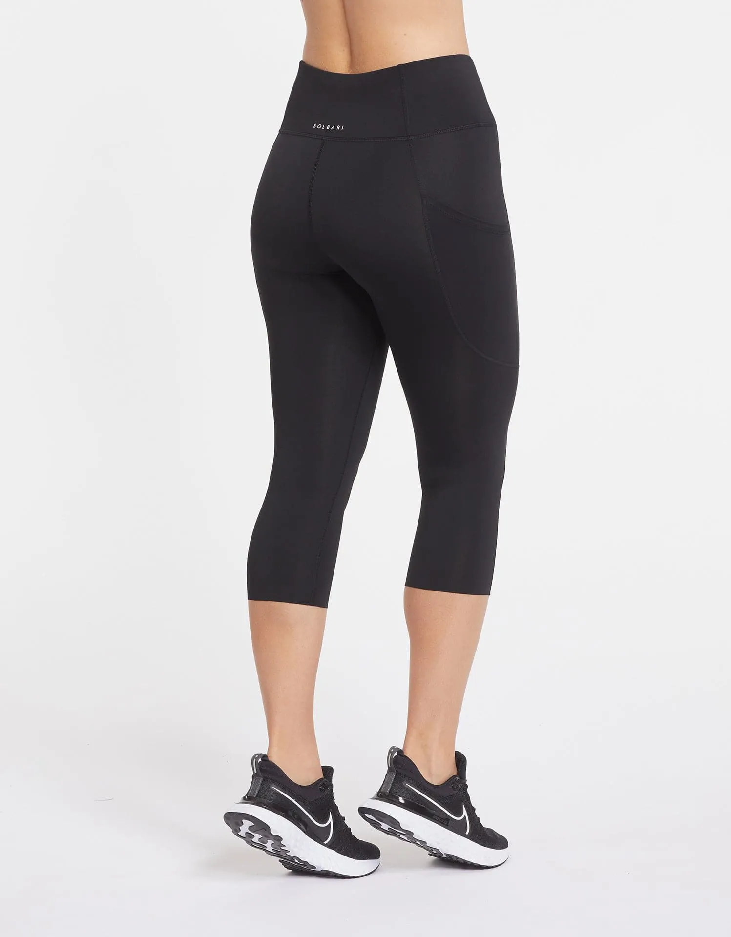 On The Move Essential Capri Leggings With Pockets UPF 50  Luxe Performance Collection