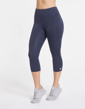 On The Move Essential Capri Leggings With Pockets UPF 50  Luxe Performance Collection