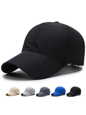 Perforated Baseball Cap - Breathable Design - SF2236