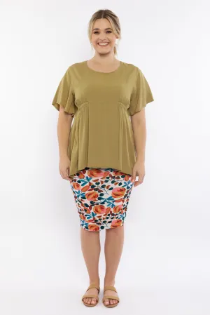 Poetry Top | Olive | FINAL SALE