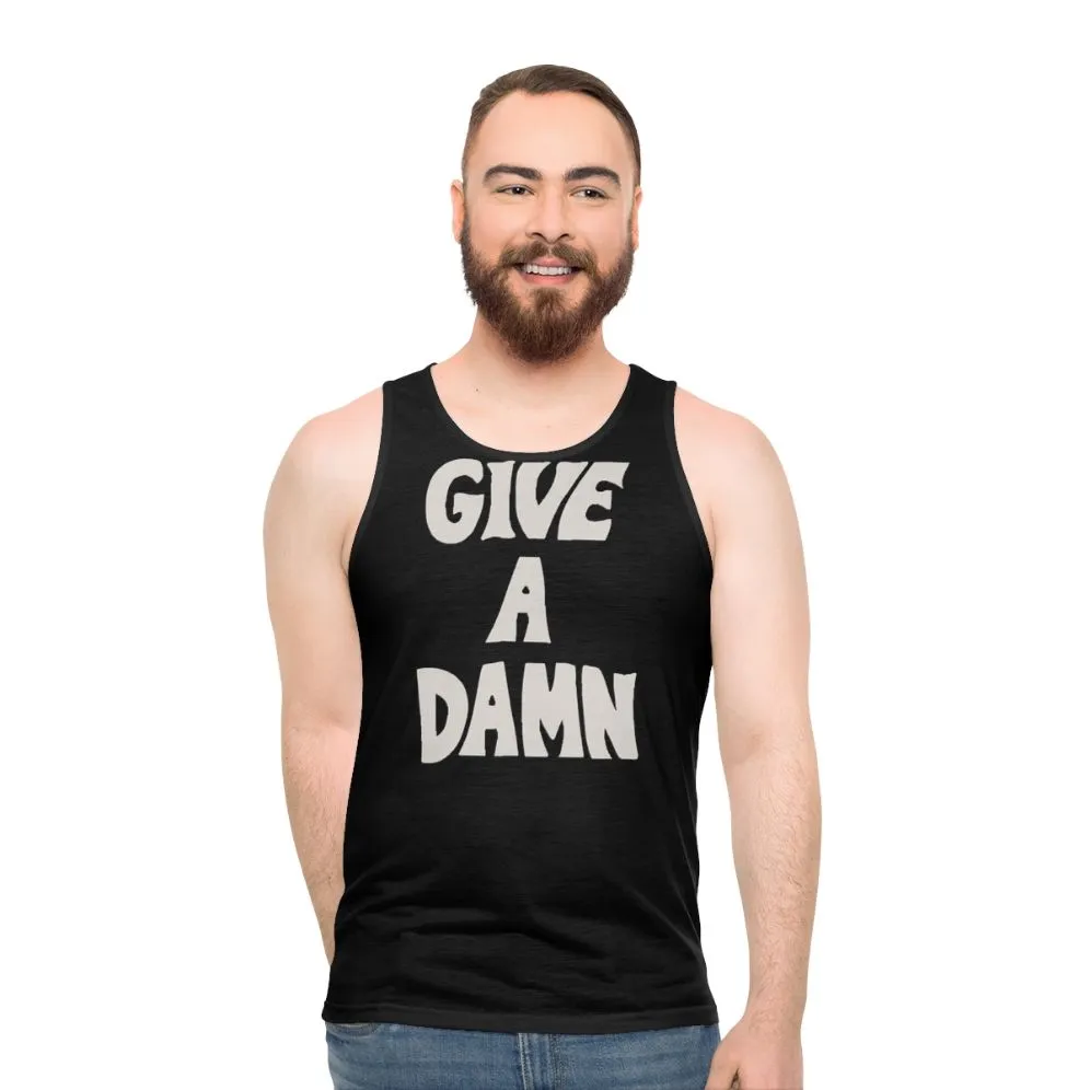 "Alex Turner 'Give A Damn' Unisex Tank Top"